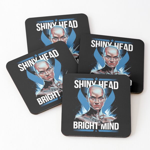 Item preview, Alopecia Areata Awareness Month Baldness Bald Head designed and sold by MinaReinger.