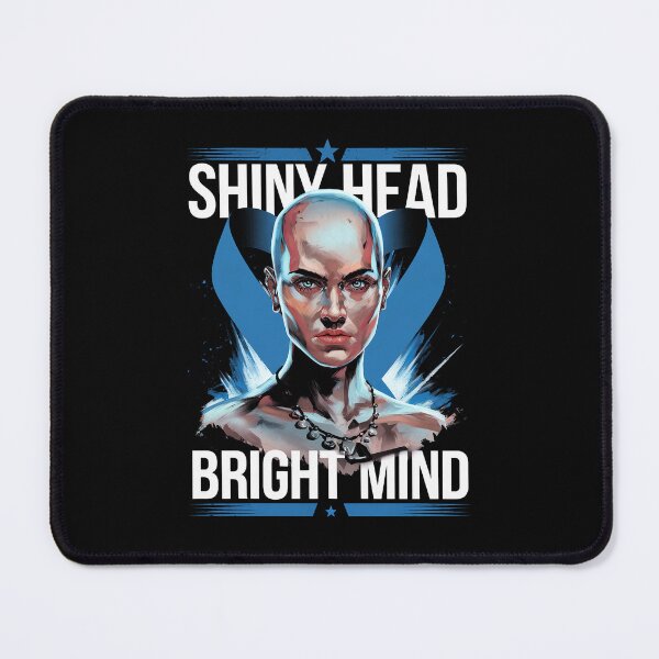 Item preview, Alopecia Areata Awareness Month Baldness Bald Head designed and sold by MinaReinger.