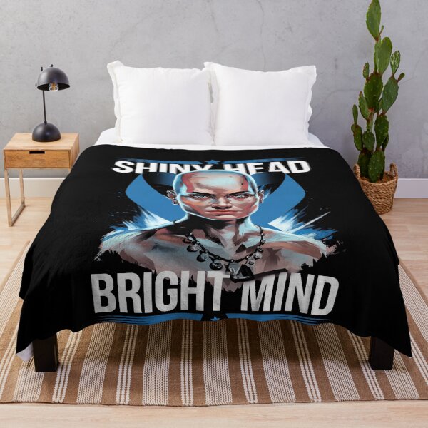 Item preview, Alopecia Areata Awareness Month Baldness Bald Head designed and sold by MinaReinger.