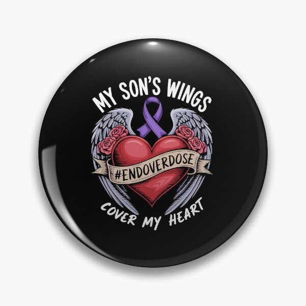 Item preview, Drug Overdose Awareness Purple Ribbon designed and sold by VasilisLamArt.