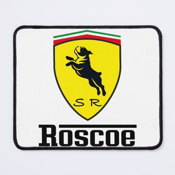 Item preview, Roscoe (Large) Logo Parody Ferraris designed and sold by NatKrajcik.