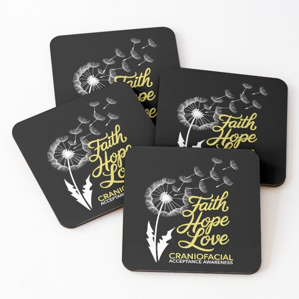 Item preview, Dandelion Faith Hope Love Craniofacial Acceptance Awareness designed and sold by FranzFriesen.