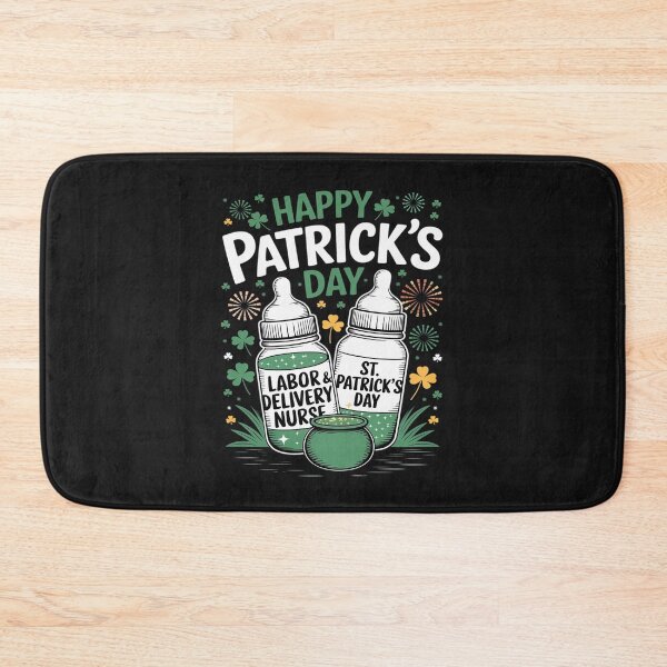 Item preview, Poppin' Bottles For The St Patrick Day Labor and Delivery designed and sold by JessicaWalshdf.
