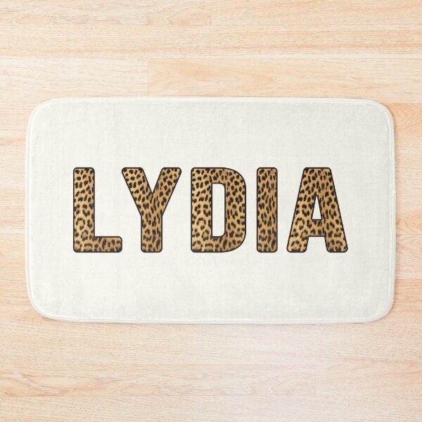 Item preview, Lydia Name Leopard Print designed and sold by Jeallan Designs.