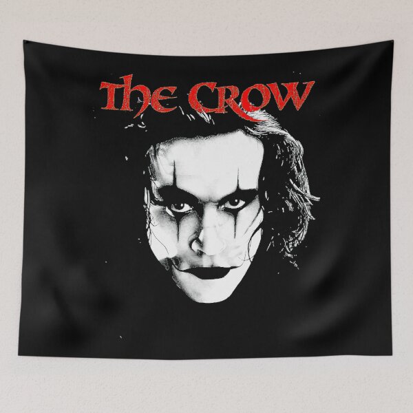Item preview, The Crow Red Title Mask Portrait designed and sold by bettannfuco.