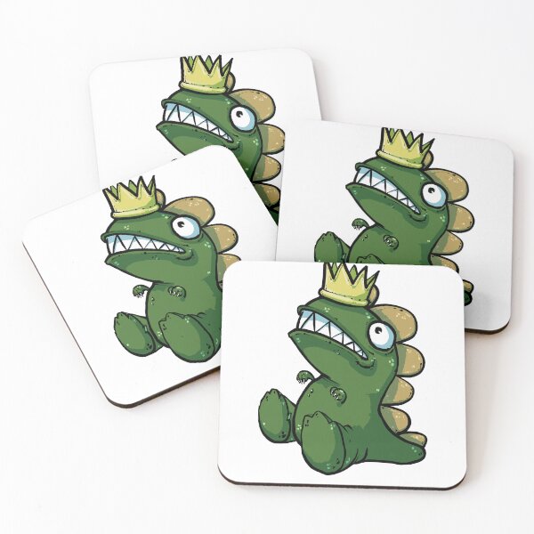 Item preview, King of the Cretaceous designed and sold by Cute & Funny Hand-Drawn Prints | Happy Doodle Friends Shop.