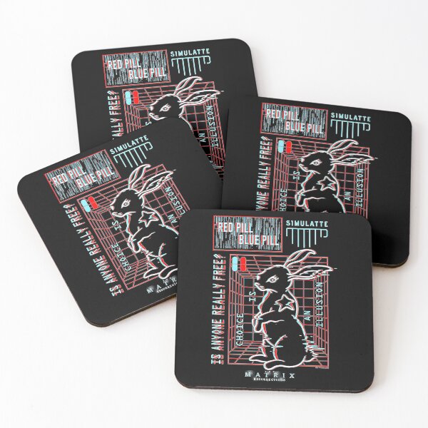Item preview, The Matrix Red Pill Blue Pill Rabbit designed and sold by BillyEasterly.