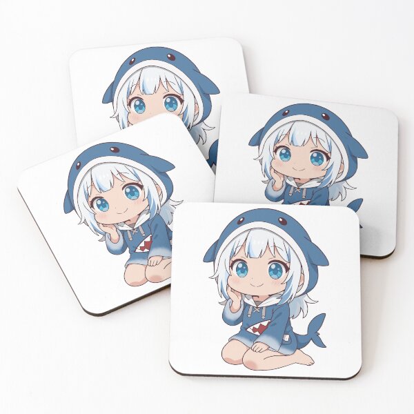 Item preview, Gawr Gura Chibi Shark Idol designed and sold by CoinflowerArt.