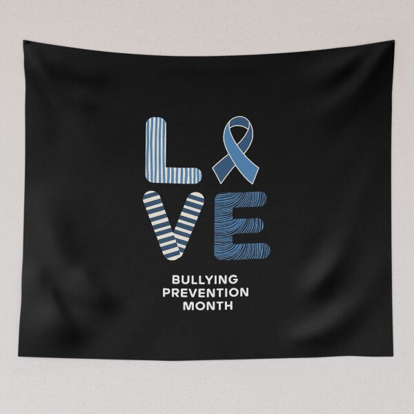 Item preview, Cartoon Ribbon Love Bully Prevention Month Awareness designed and sold by khorbiasieno.