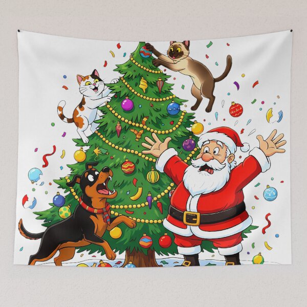 Item preview, Tree-mendous Trouble: Santa’s Chaotic Christmas Critters designed and sold by meesub.