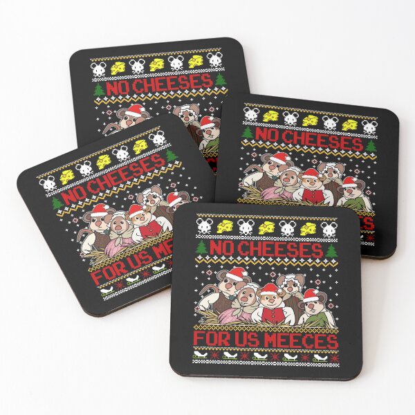 Item preview, No Cheeses For Us Meeces Christmas Cute Cheese Lover Festive designed and sold by jillianhanna.