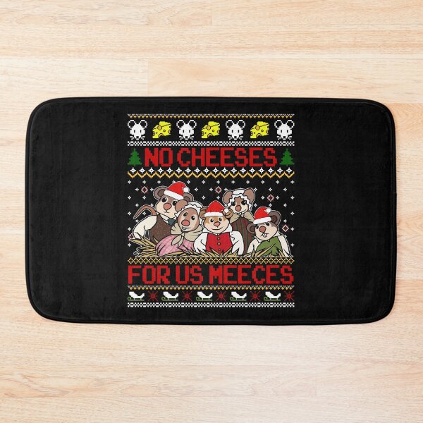 Item preview, No Cheeses For Us Meeces Christmas Cute Cheese Lover Festive designed and sold by jillianhanna.