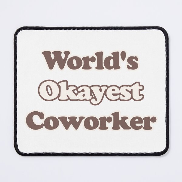 Item preview, World’s Okayest Coworker | Funny Retro Office Gift Design designed and sold by RacingCuties.