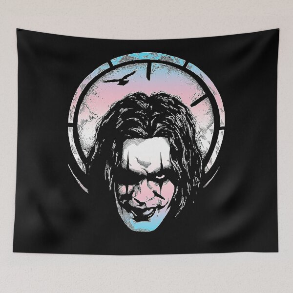 Item preview, The Crow Neon Circle Lion Face designed and sold by bettannfuco.