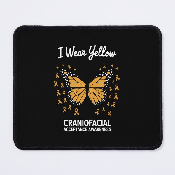 Item preview, Butterfly Ribbon Feather Craniofacial Acceptance Awareness designed and sold by RayArmstrong.