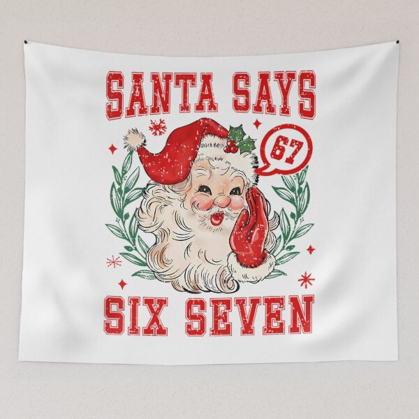 Item preview, Six Holiday Bruh Seven Happy Santa Says Santa Retro Claus designed and sold by ChadnoSmith.