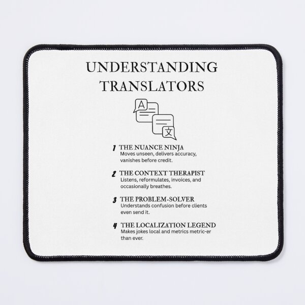 Item preview, Polyglot Humor Shirt – Clever Translator Insight Design designed and sold by PsyFlow35.