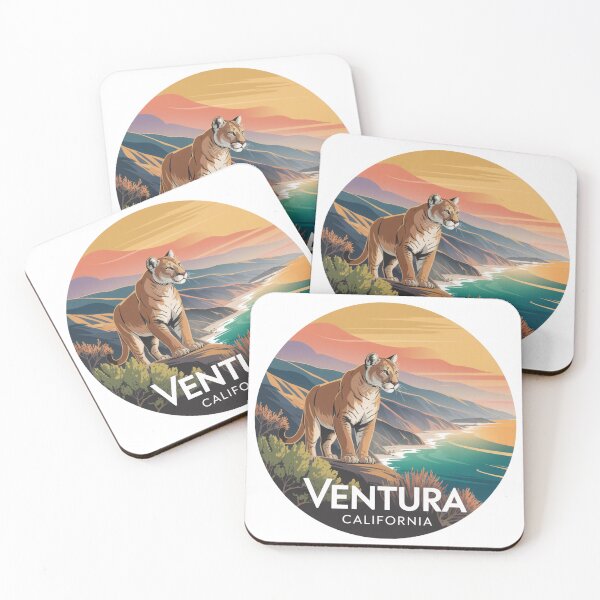 Item preview, Ventura California Mountain Lion Coastal Sunset designed and sold by CircinusStore.