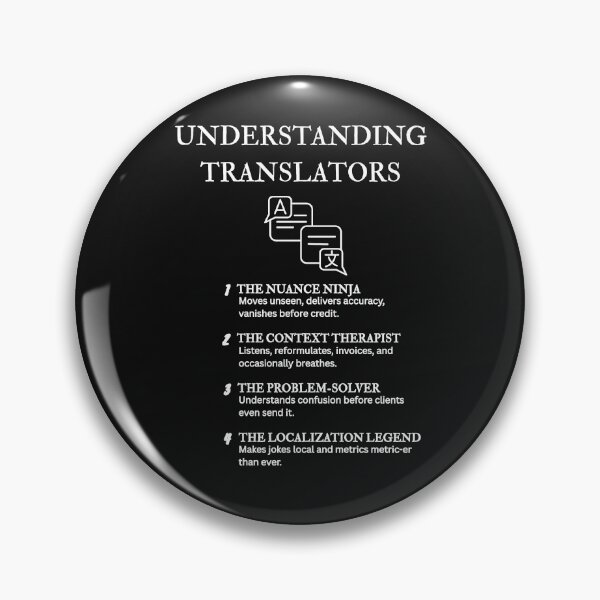 Item preview, Polyglot Humor Shirt – Clever Translator Insight Design – Black designed and sold by PsyFlow35.