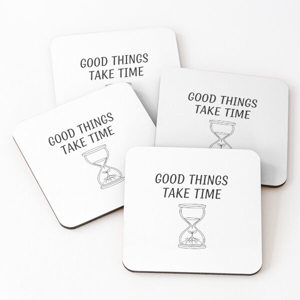 Item preview, GOOD THINGS TAKE TIME T-shirt | Patience, Growth, and Minimalist Affirmation designed and sold by MINIMA.LIGN.