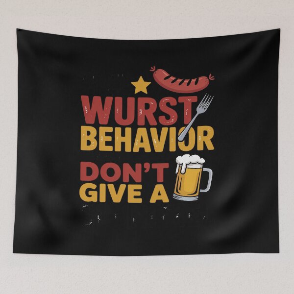 Item preview, I'm On My Wurst Behavior I Dont Give A Schnitzel Oktoberfest designed and sold by GasVille.