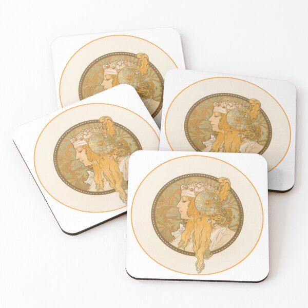 Item preview, Ornate Grace: Art Nouveau Goddess designed and sold by goldcov.