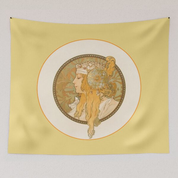 Item preview, Ornate Grace: Art Nouveau Goddess designed and sold by goldcov.