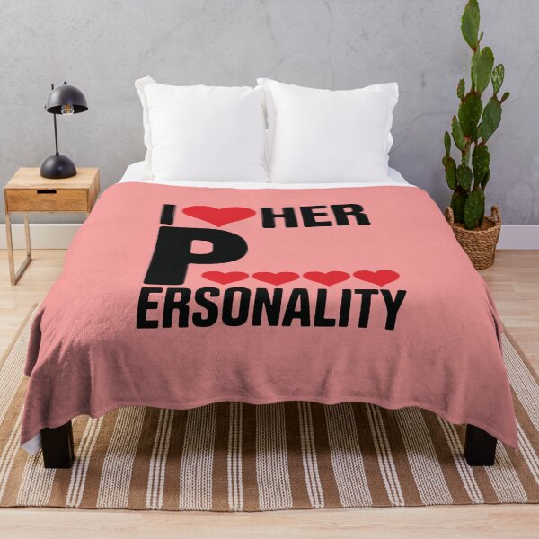 Item preview, Funny Valentine's Day Couple Matching I Love Her Personality designed and sold by Trend Print Studio.