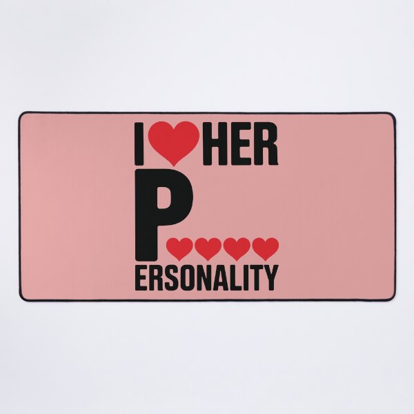 Item preview, Funny Valentine's Day Couple Matching I Love Her Personality designed and sold by Trend Print Studio.