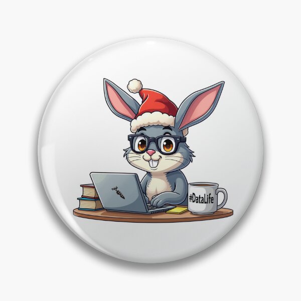 Item preview, Rabbit Coder Santa Hat | Data Science Dev Life designed and sold by Dev Life Designs.