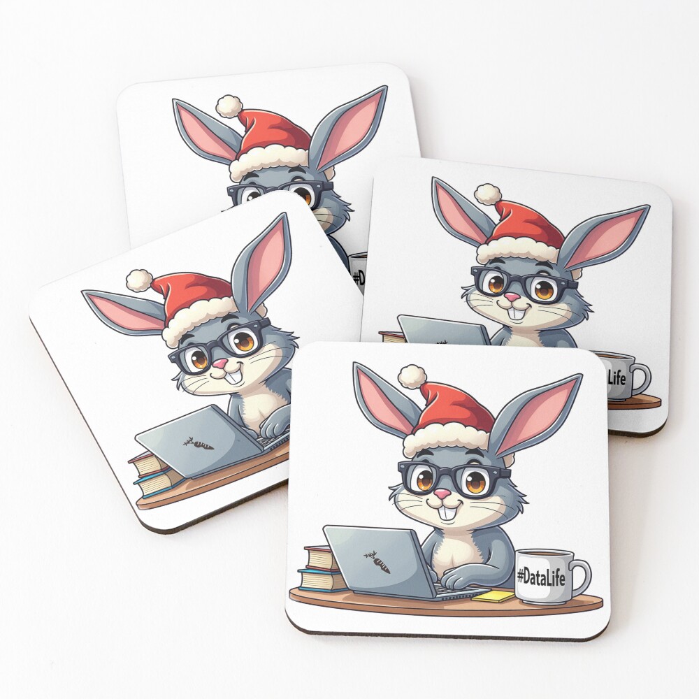 Item preview, Coasters (Set of 4) designed and sold by ColoredPanda.