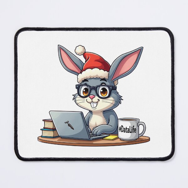 Item preview, Rabbit Coder Santa Hat | Data Science Dev Life designed and sold by Dev Life Designs.