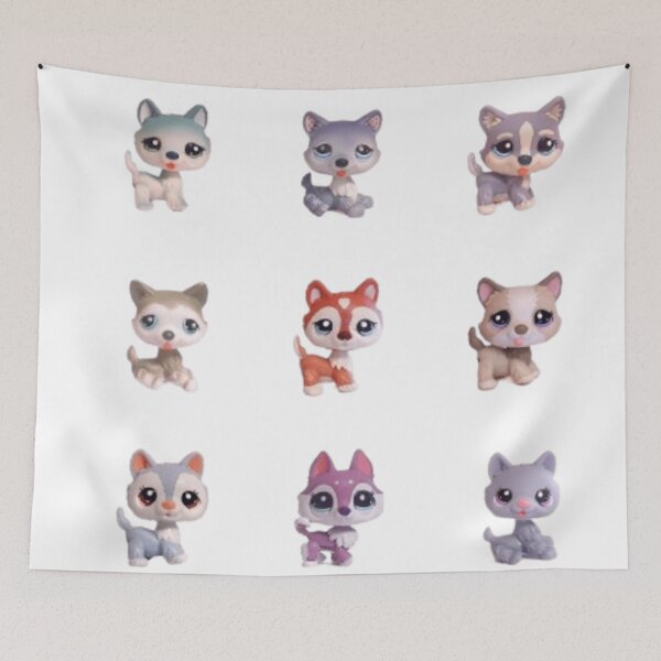 Item preview, Littlest pet shop huskys designed and sold by monkey zone.