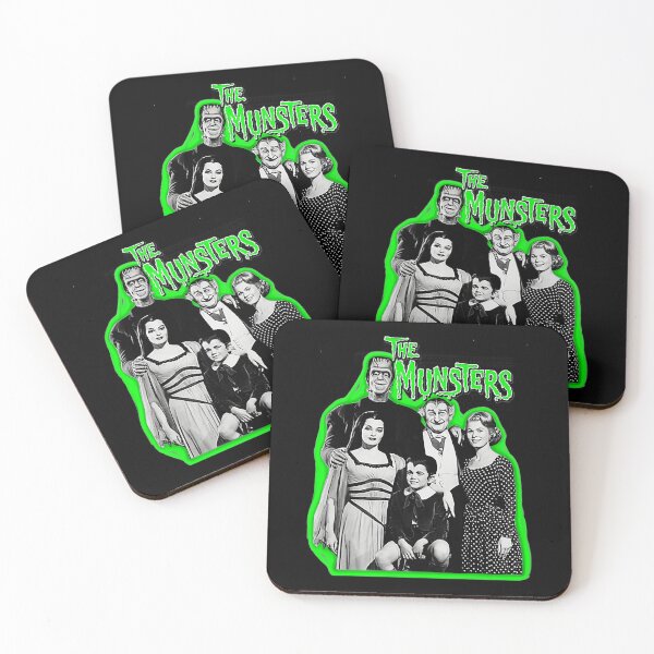 Item preview, The Munsters Cast Group Neon Outline designed and sold by JulieHampto.