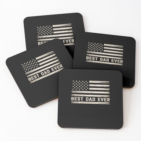 Item preview, Best Dad Ever With Us American Flag Fathers Day designed and sold by NewIdeasSArt.