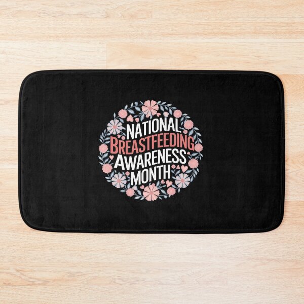 Item preview, August Floral Mother National Breastfeeding Awareness designed and sold by AmparoBoyle.