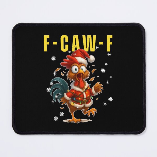 Item preview, F-Caw-F Chicken Merry Christmas F-Caw-F Christmas designed and sold by peggycantu.
