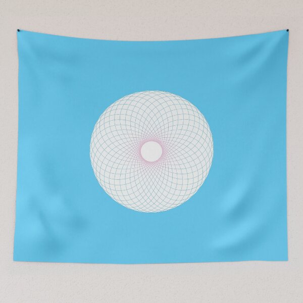 Item preview, Trans Pride Hypotrochoid Torus Geometry designed and sold by PrideDownUnder.