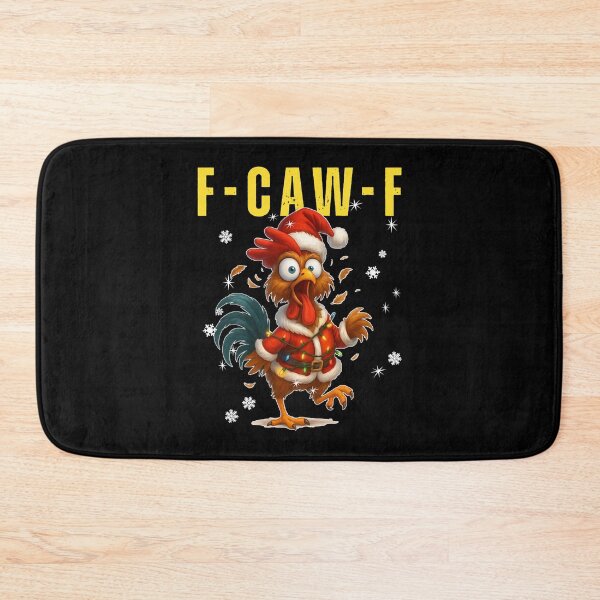 Item preview, F-Caw-F Chicken Merry Christmas F-Caw-F Christmas designed and sold by peggycantu.