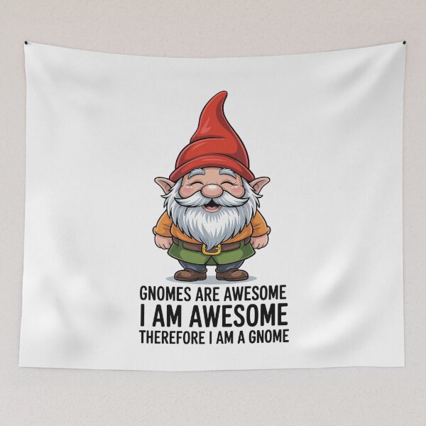 Item preview, Gnomes Are Awesome. I'M Awesome Therefore I'M A Gnome designed and sold by TorjeARTStore.