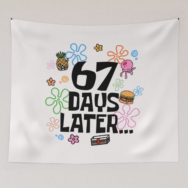 Item preview, 67 Days Later 67th Day of School Six Seven Meme Funny Teacher Student School designed and sold by peggycantu.