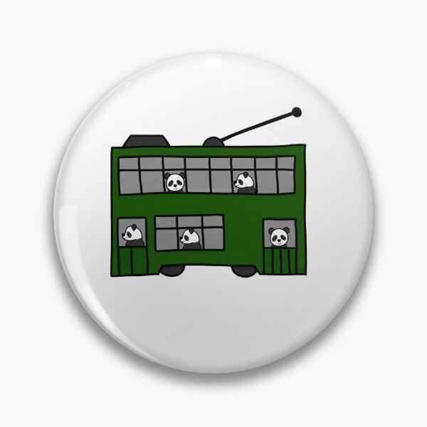 Item preview, Hong Kong Tram with Pandas designed and sold by Adaptixstudio.
