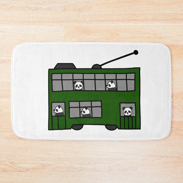 Item preview, Hong Kong Tram with Pandas designed and sold by Adaptixstudio.