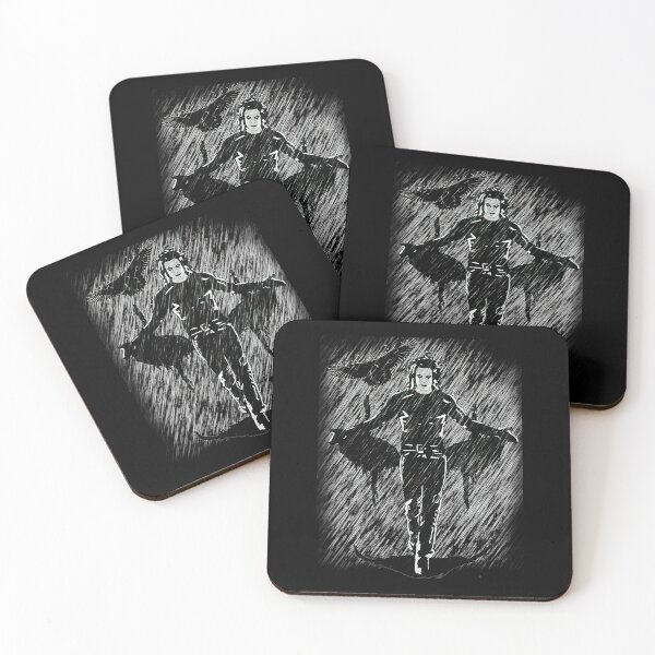 Item preview, The Crow Walking With Black Birds designed and sold by bettannfuco.
