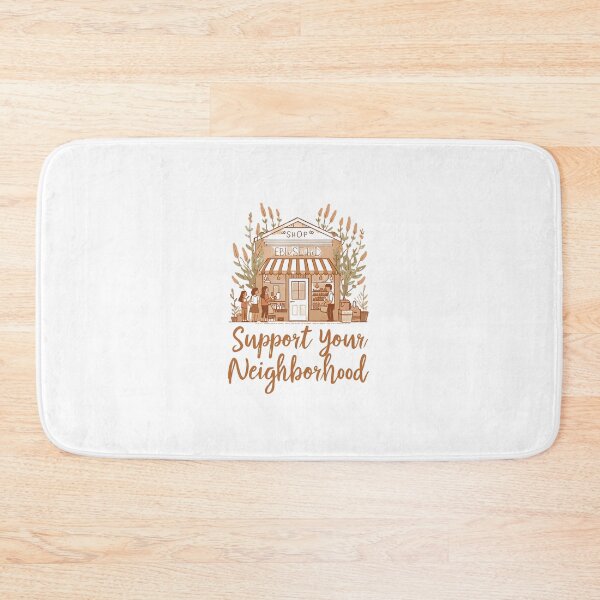 Item preview, Support Your Community | Hand-Drawn Shop Local Illustration designed and sold by Tiny Globe .