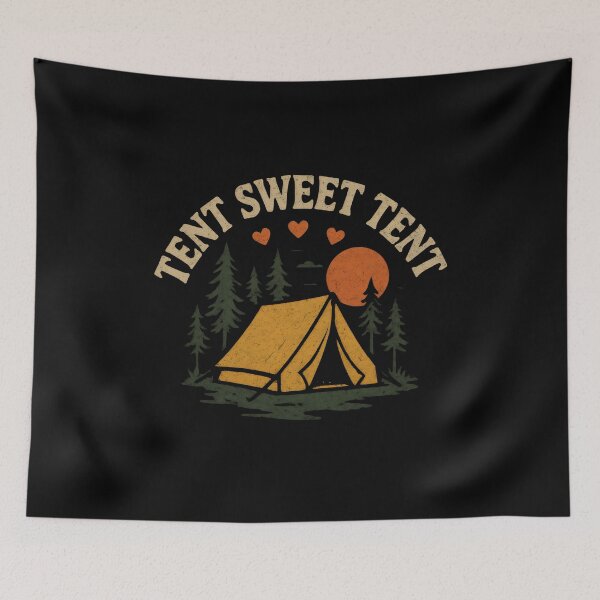 Item preview, Camping - Tent Sweet Tent designed and sold by DemureArtsy.