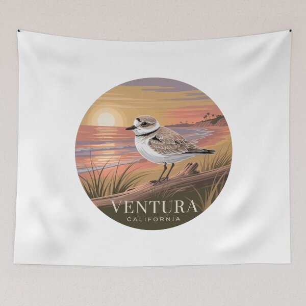 Item preview, Ventura California Snowy Plover Sunset designed and sold by CircinusStore.