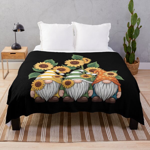Item preview, Gnomes Sunflower Garden Summer designed and sold by TorjeARTStore.