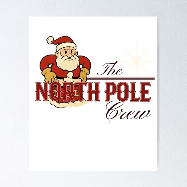 Artikelvorschau, North Pole Crew entworfen und verkauft von MerchbyDbone.