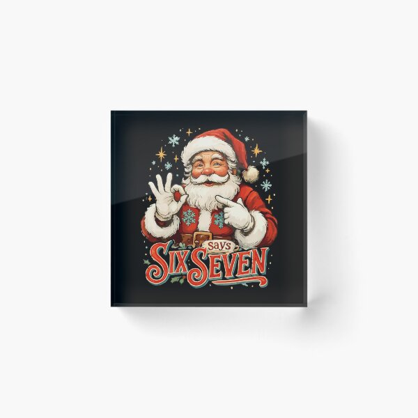 Item preview, Happy Seven Retro Holiday Bruh Six Santa Claus Says Santa designed and sold by ChadnoSmith.